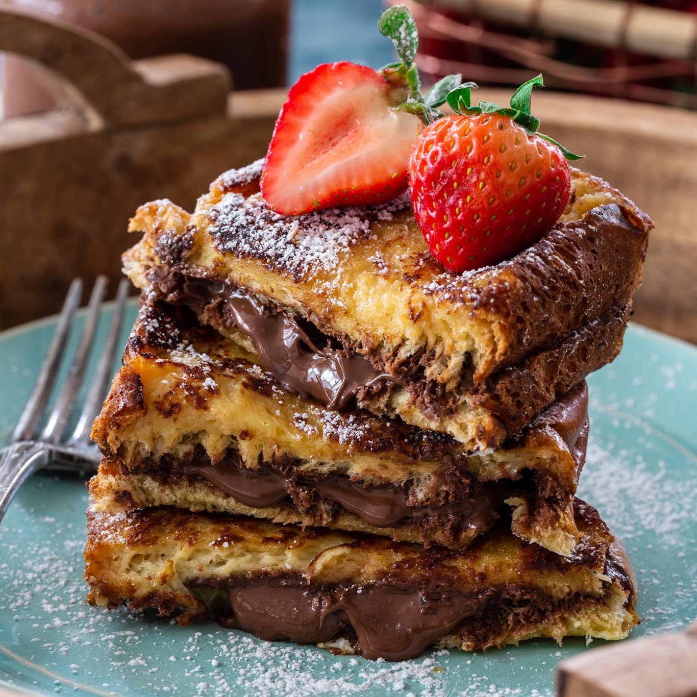 Nutella-Stuffed French Toast Recipe
