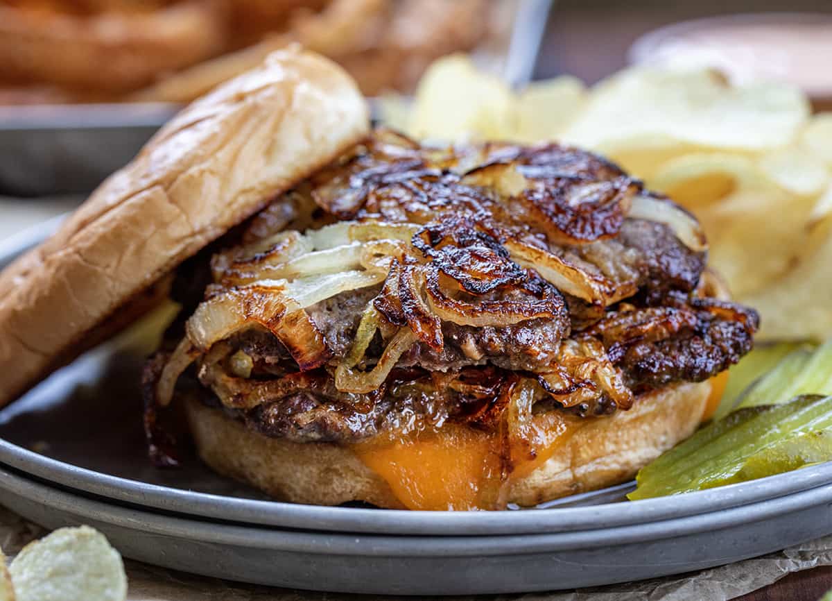 Oklahoma Fried Onion Burger Recipe