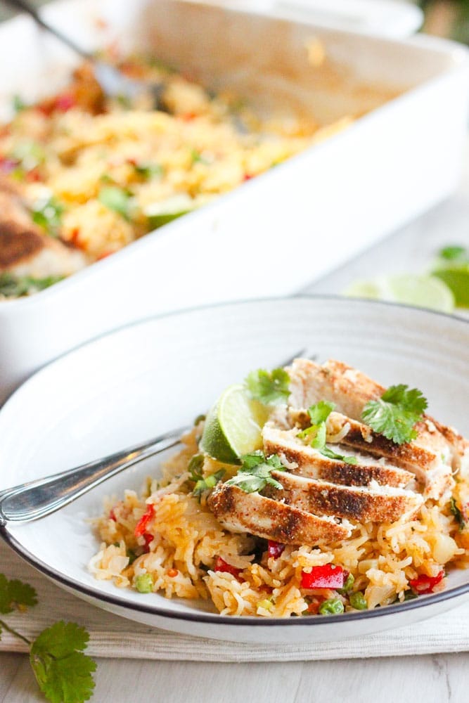 Thai Chicken Rice Casserole Recipe