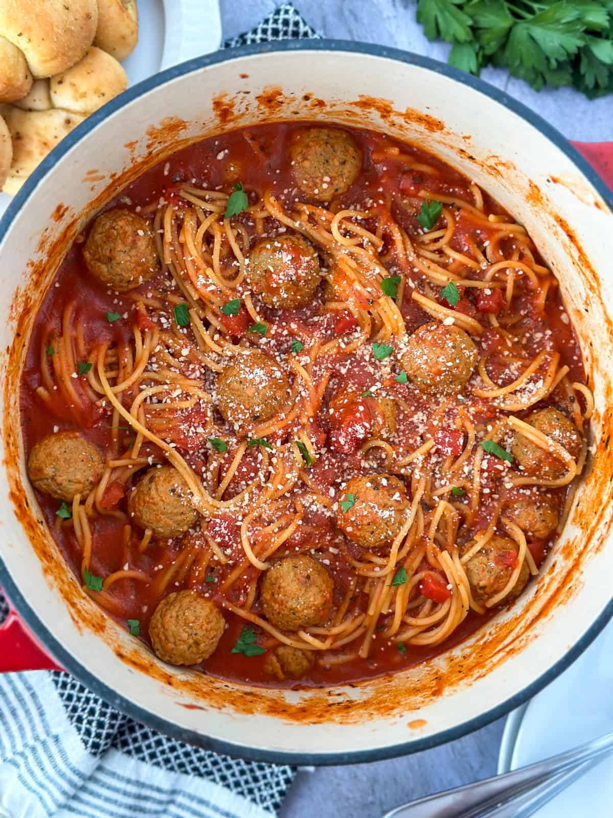 One-Pot Classic Spaghetti and Meatballs