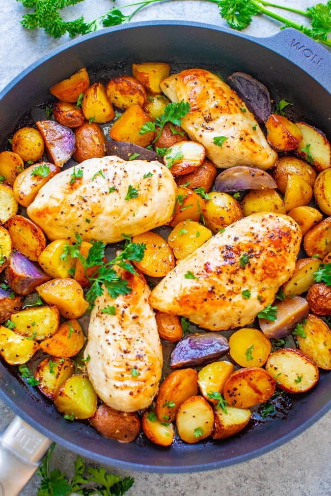 Lemon Butter Chicken and Potatoes Recipe