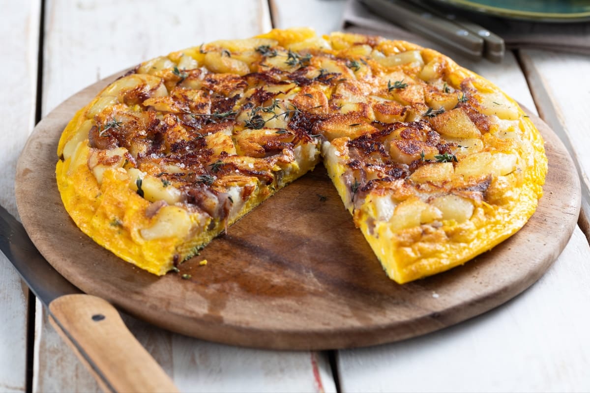 Potato and Onion Frittata Recipe