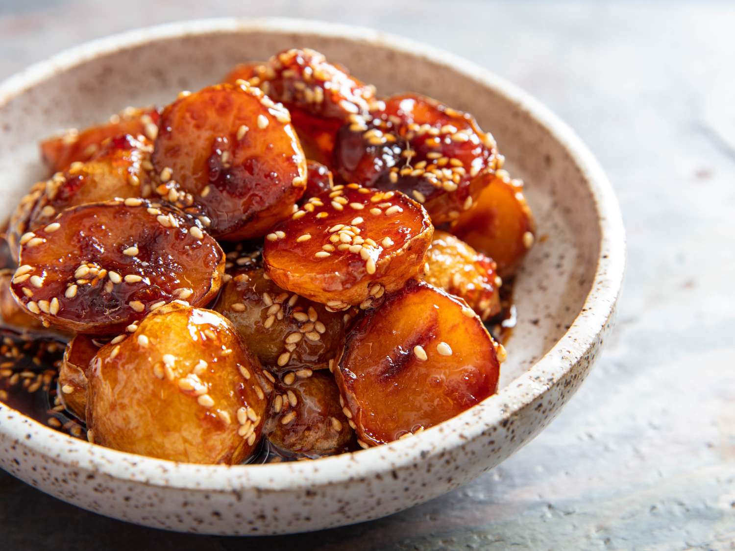 Soy-Glazed Sweet Potatoes Recipe