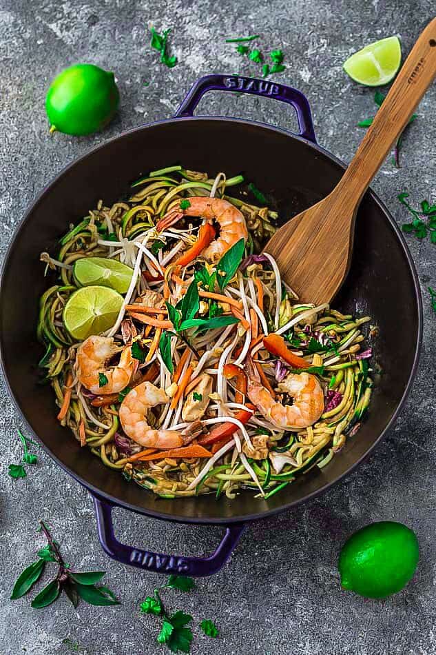 Zucchini Noodle Pad Thai Recipe