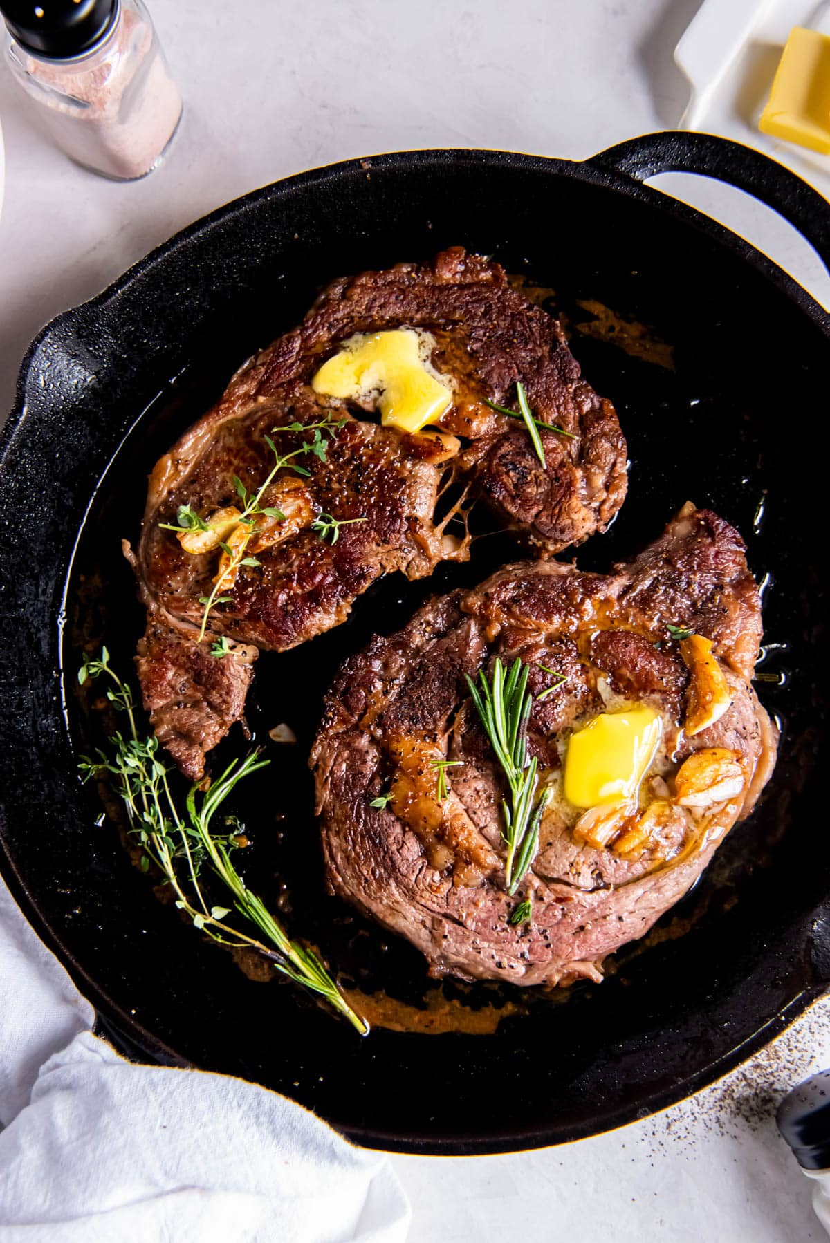 Perfect Pan-Seared Ribeye Steak Recipe