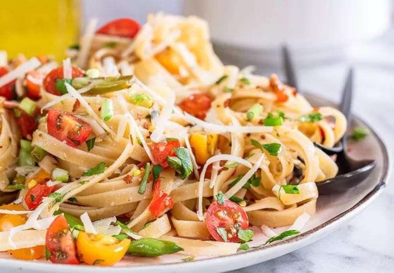 Whole Wheat Pasta Primavera Recipe