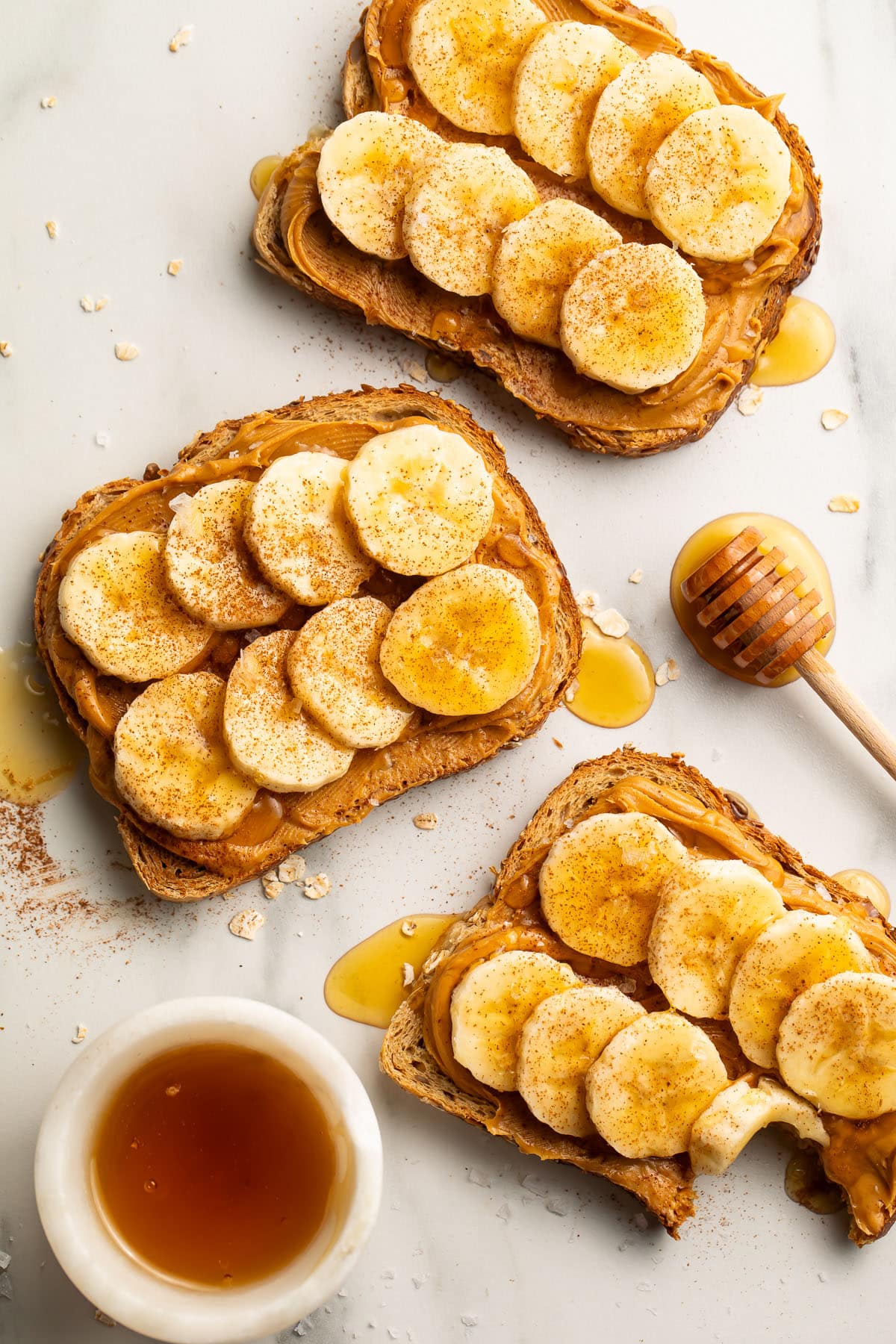 Peanut Butter Toast with Banana