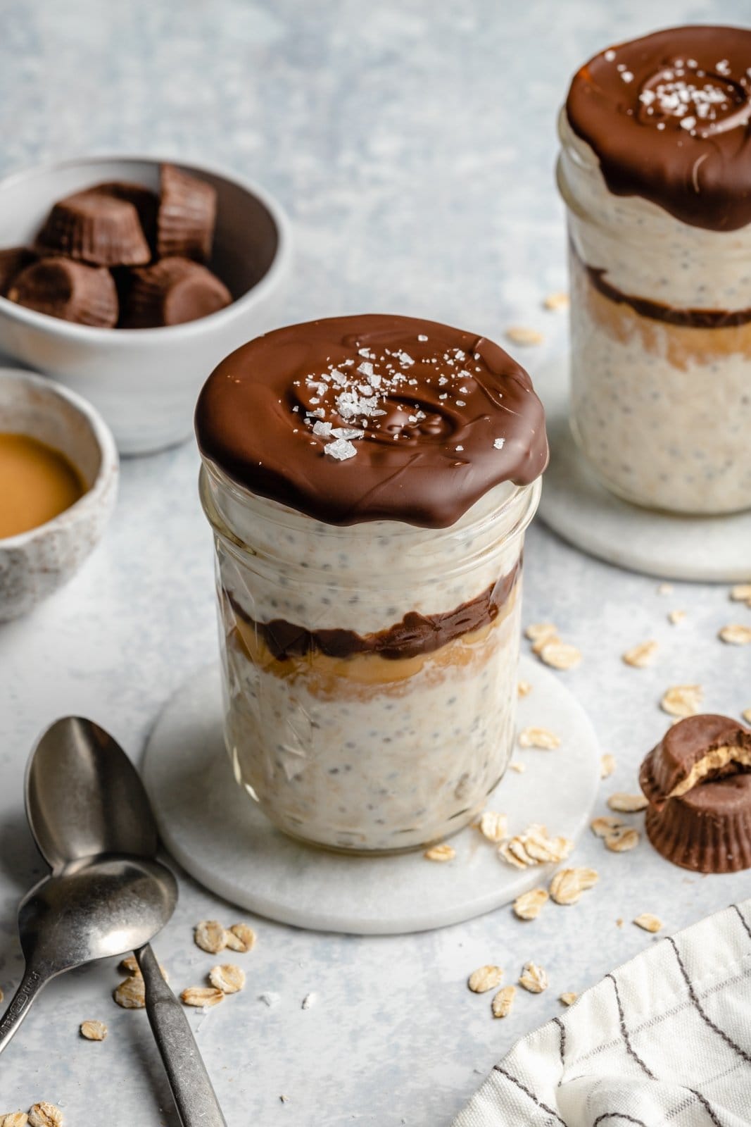 Peanut Butter Cup Overnight Oats Recipe