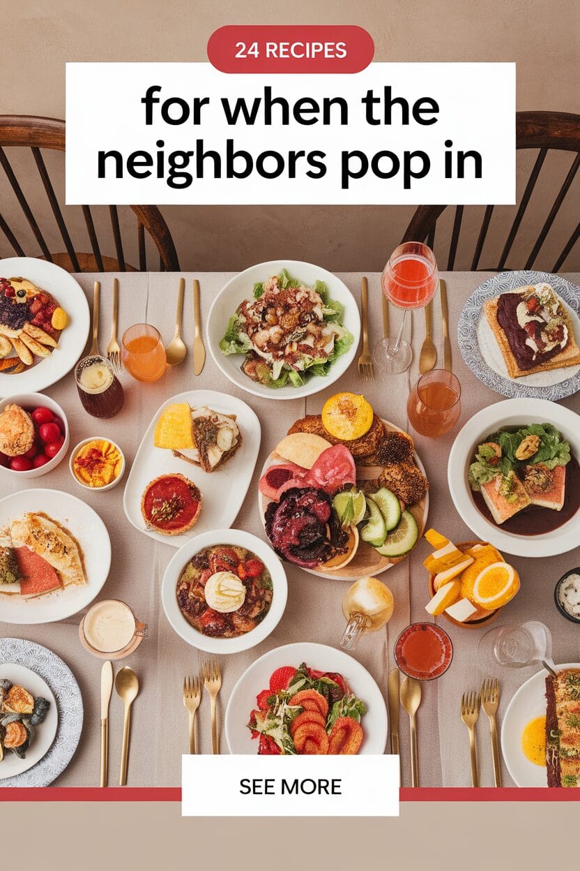 24 Recipes For When The Neighbors Pop In