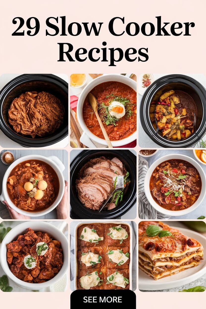 29 Slow Cooker Recipes