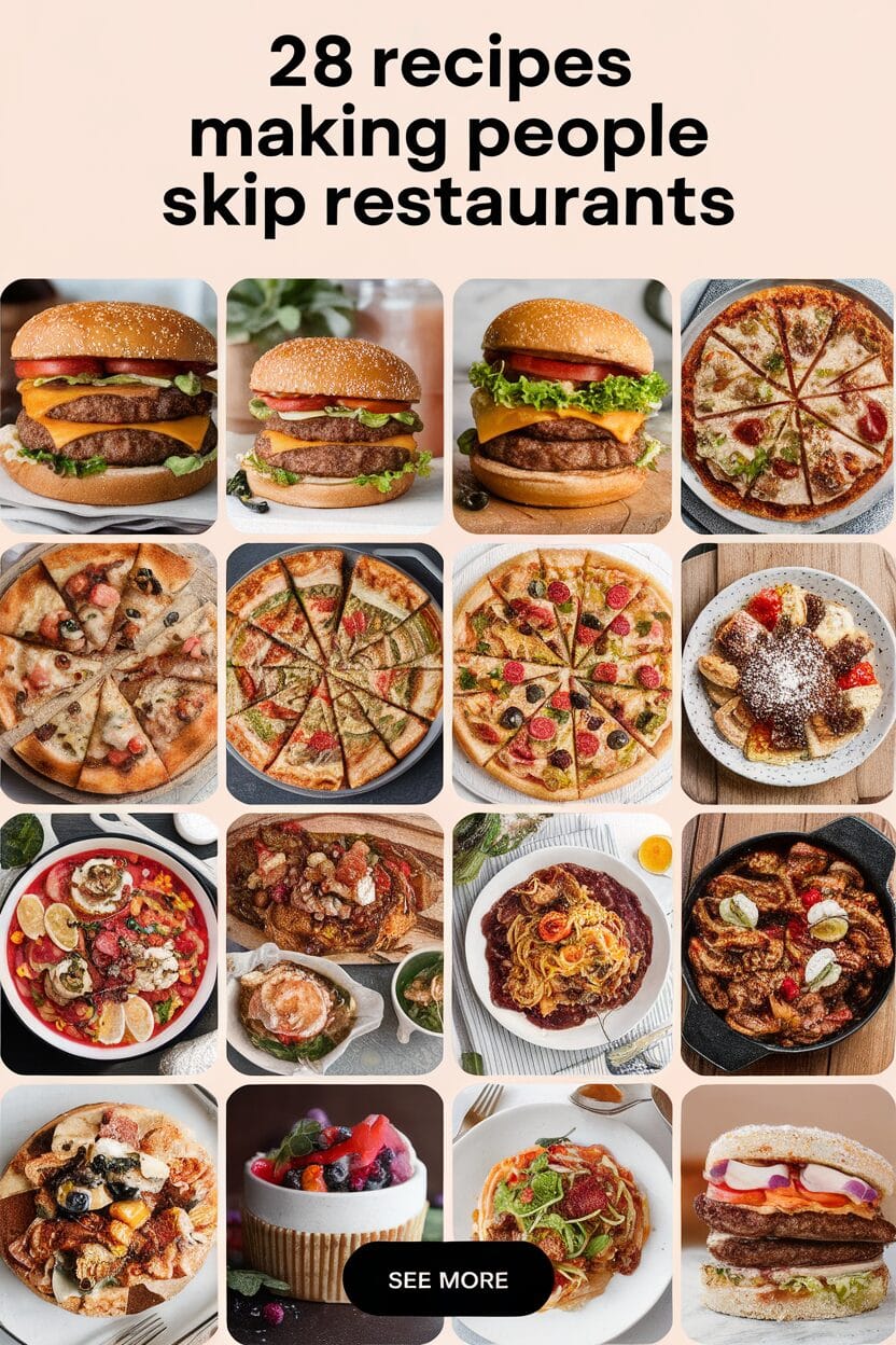 28 Recipes Making People Skip Restaurants