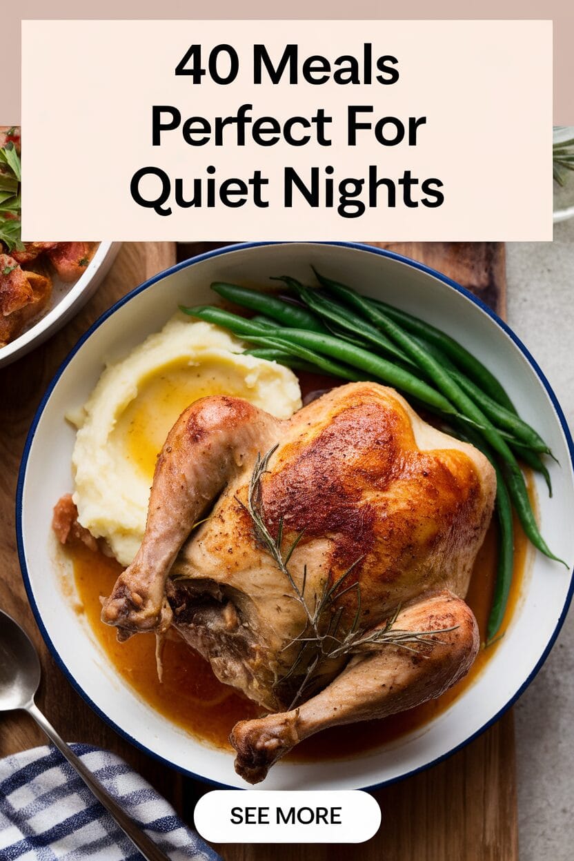 40 Meals Perfect for Quiet Nights