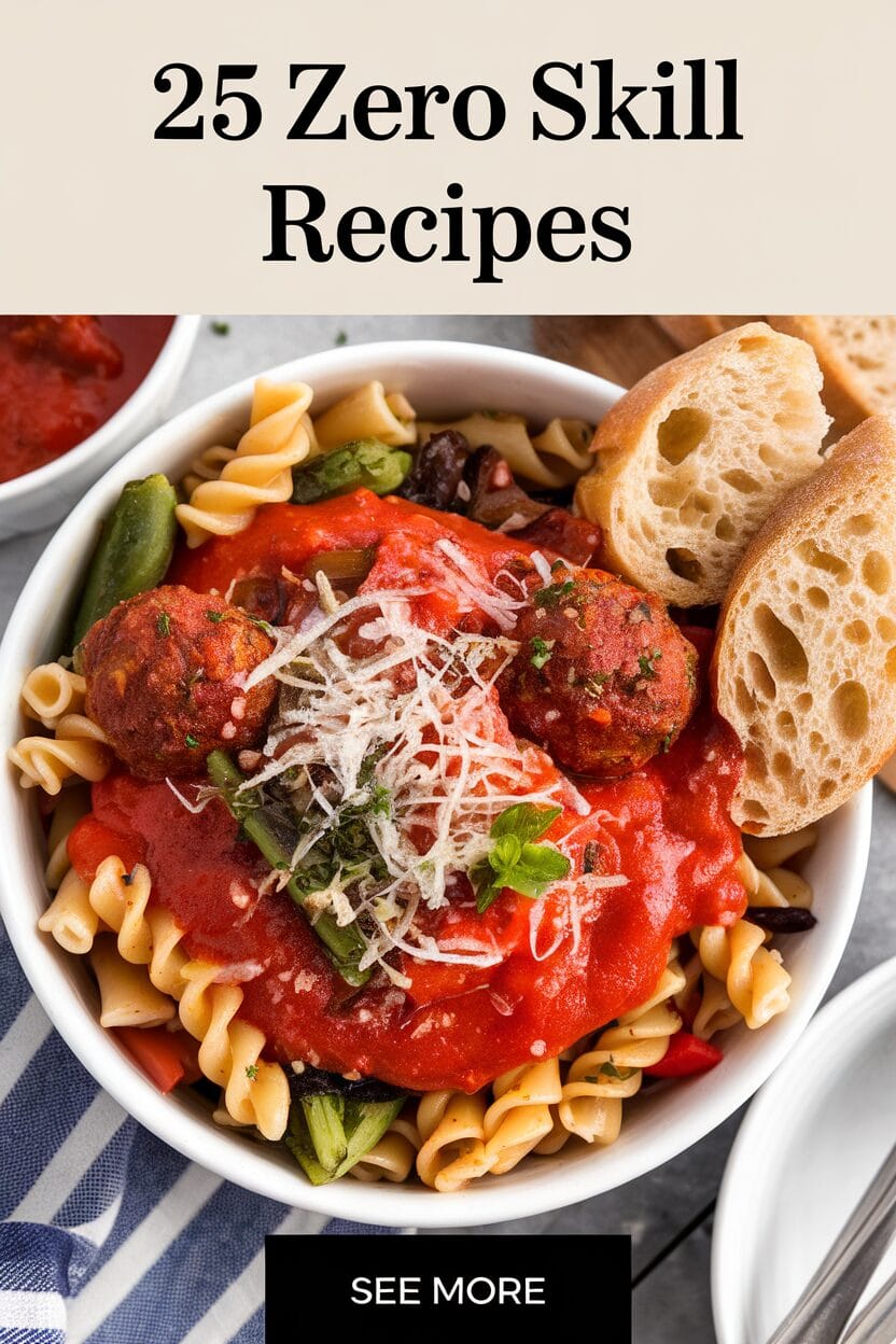 25 Zero Skill Recipes