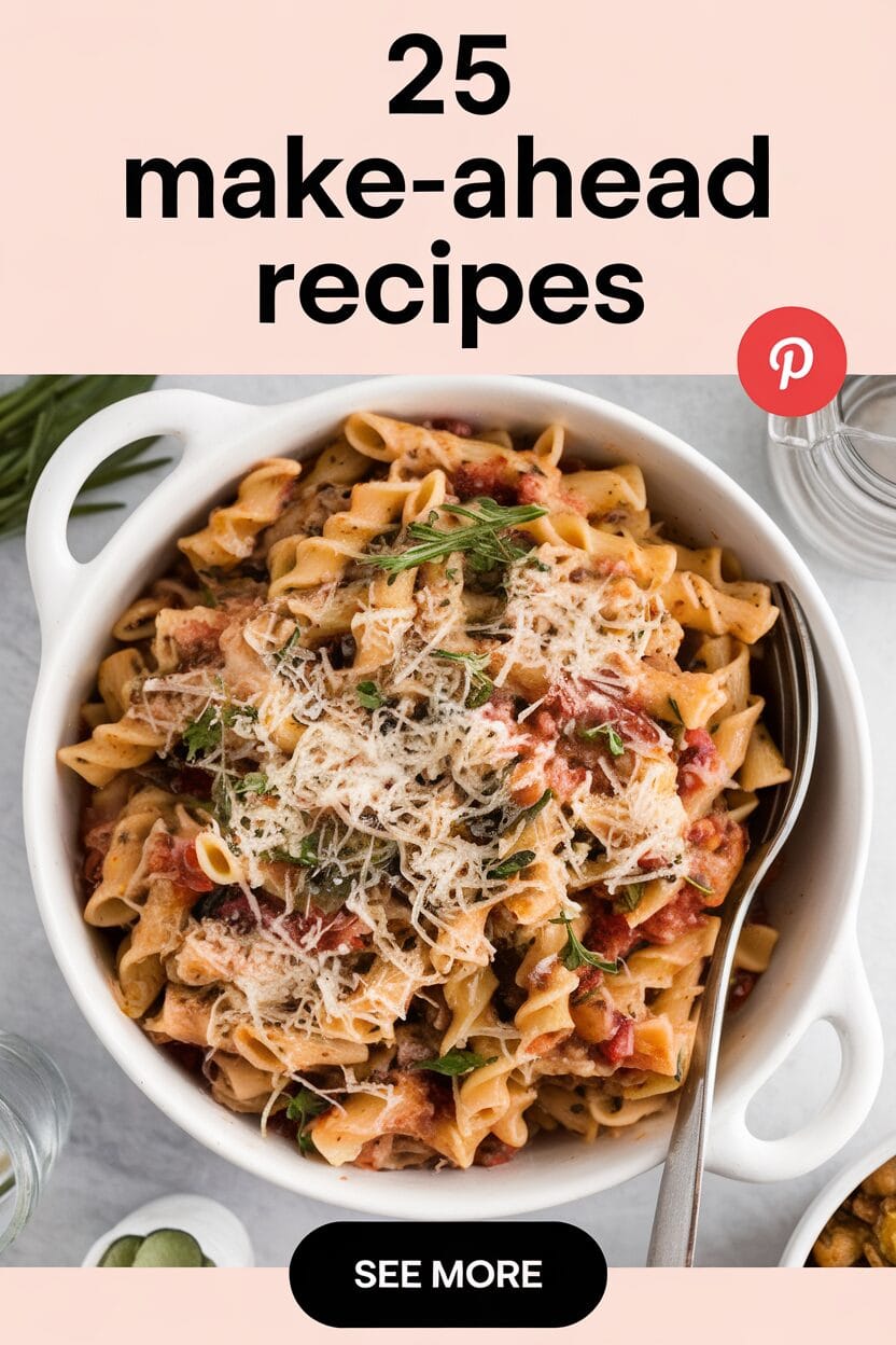 25 Make-Ahead Recipes