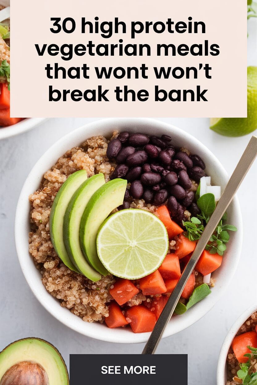 30 High-Protein Vegetarian Meals That Won't Break The Bank