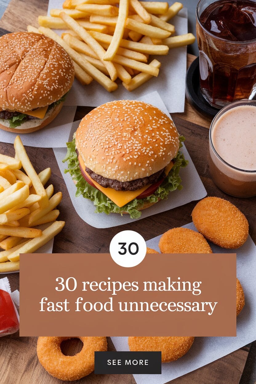 30 Recipes Making Fast Food Unnecessary