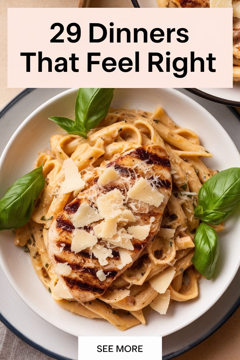 29 Dinners That Feel Right