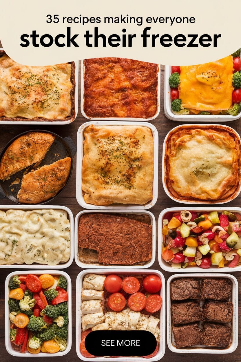 35 Recipes Making Everyone Stock Their Freezer
