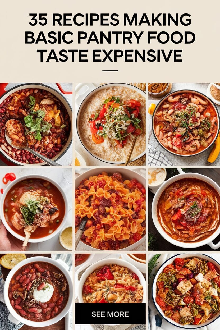 35 Recipes Making Basic Pantry Food Taste Expensive
