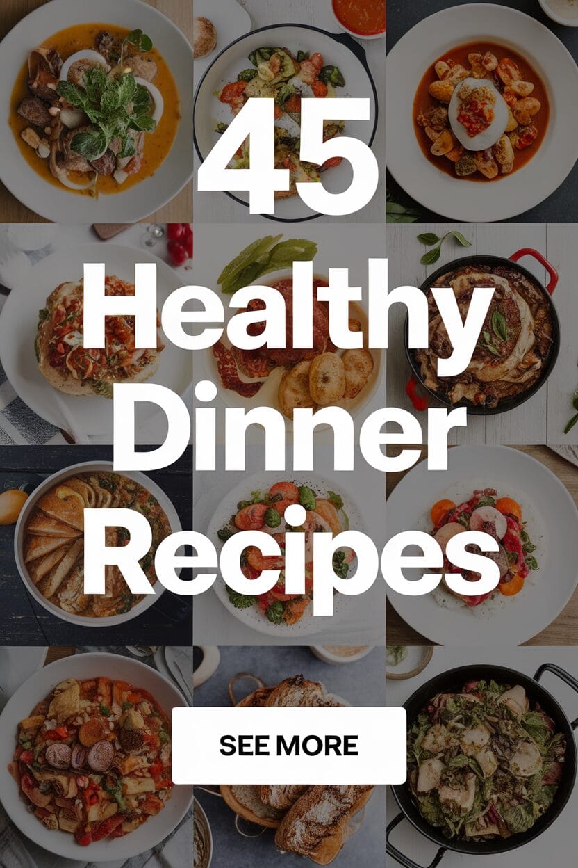 45 healthy dinner recipes