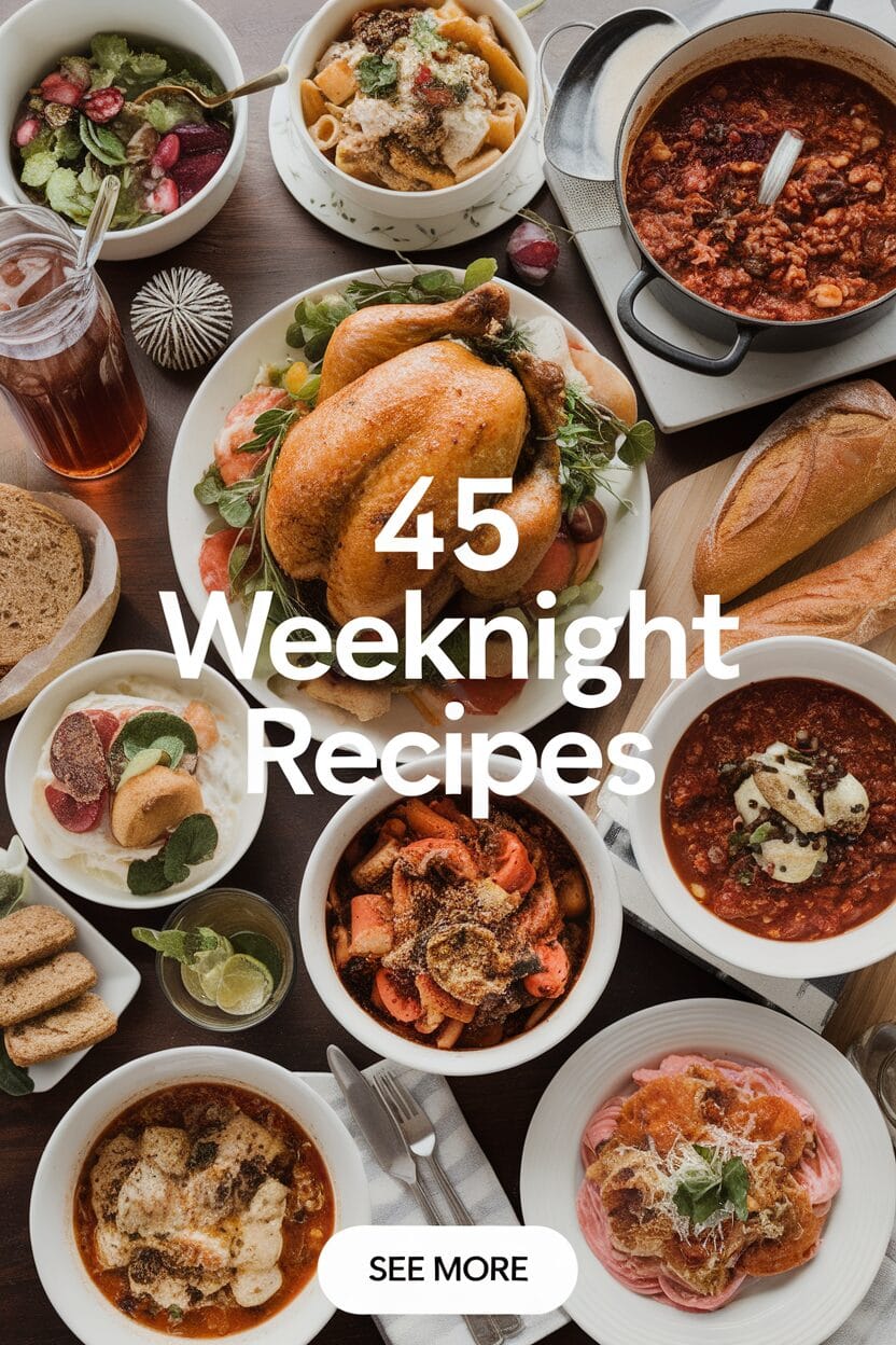 45 weeknight recipes