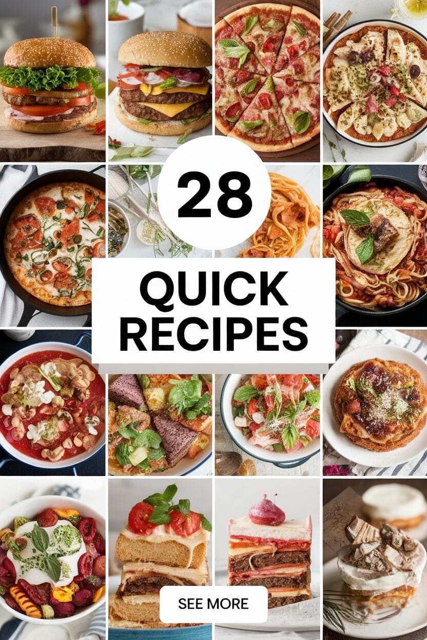 28 Quick Recipes