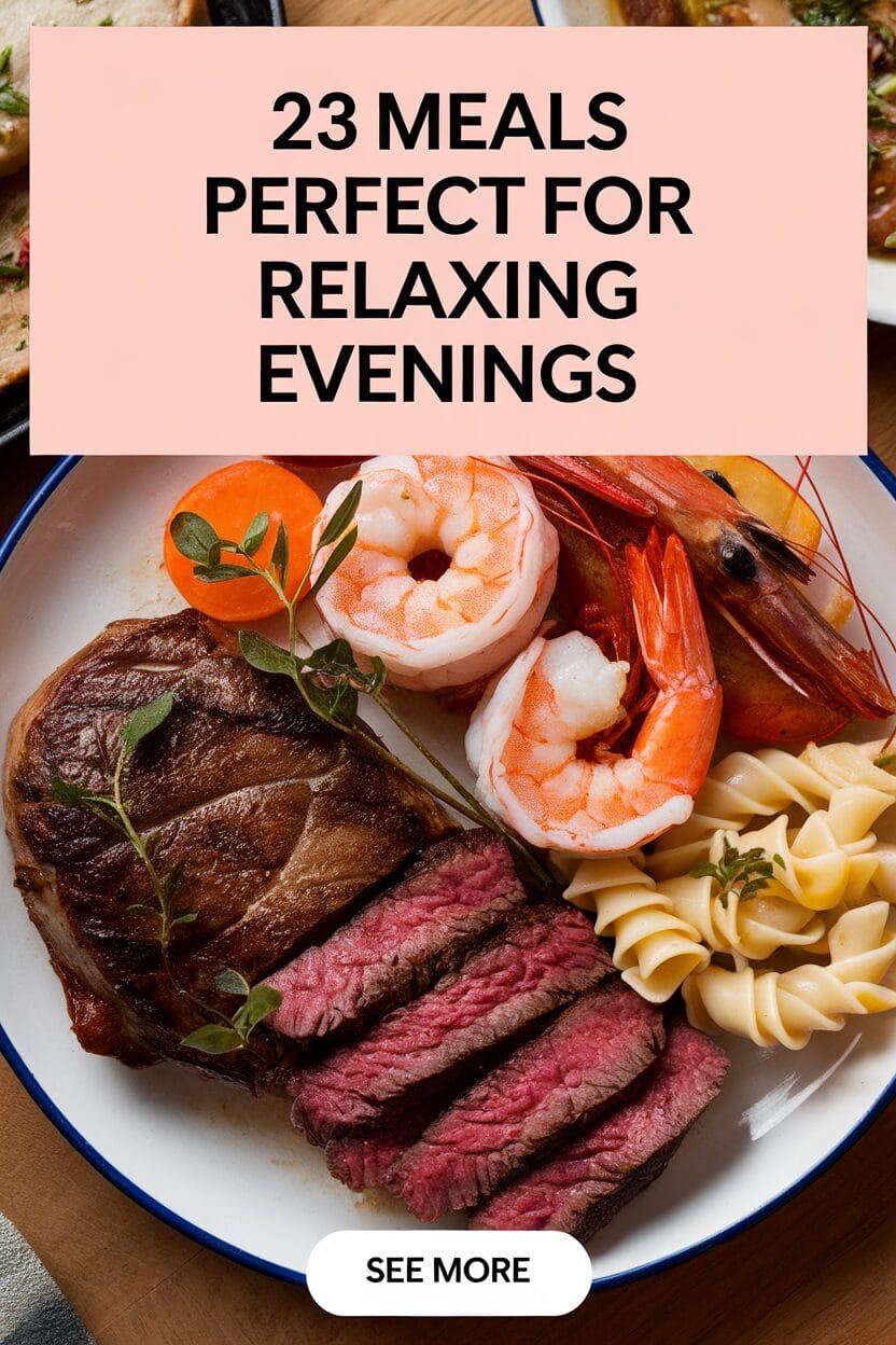 23 Meals Perfect for Relaxing Evenings