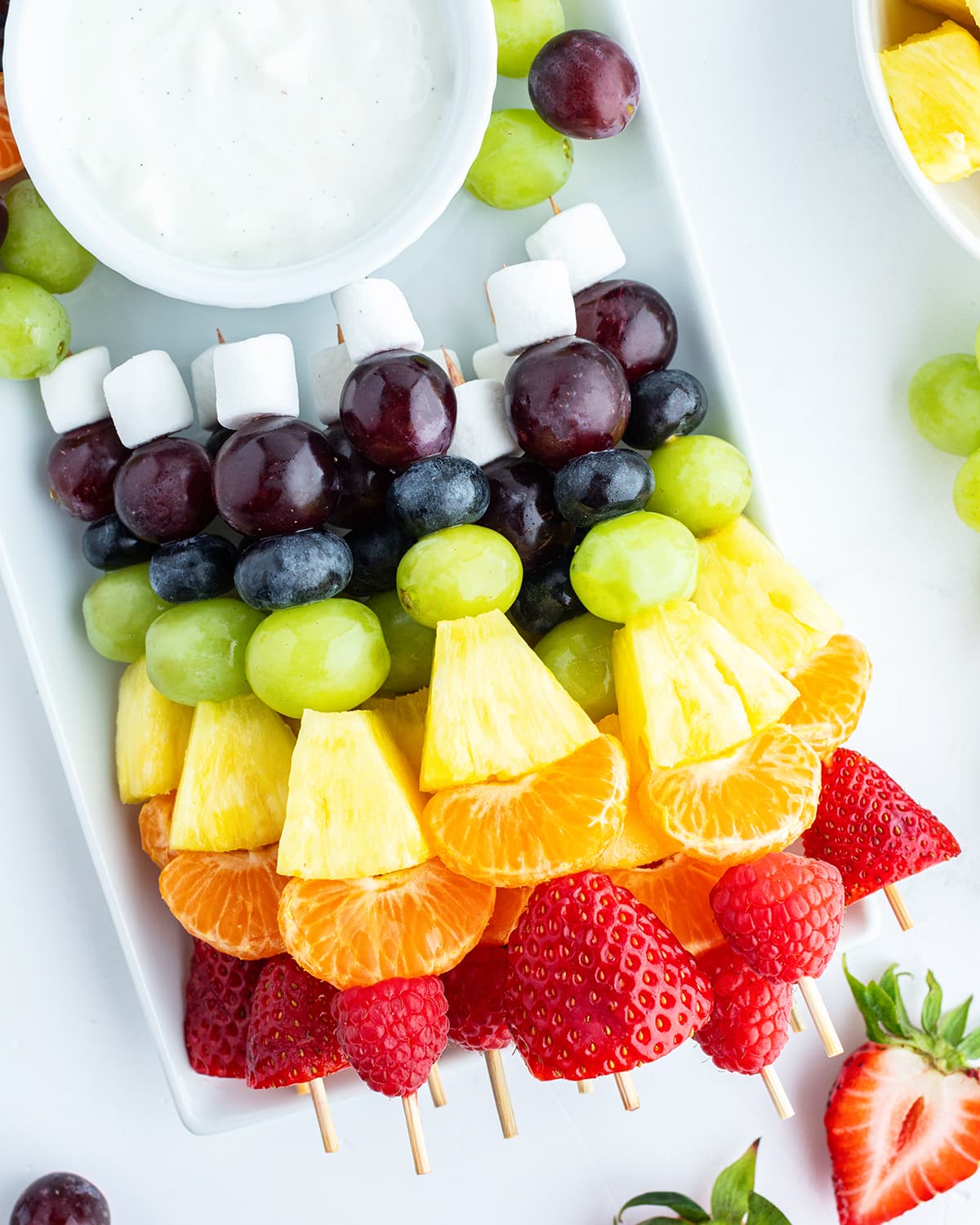 Rainbow Fruit Kabobs Recipe
