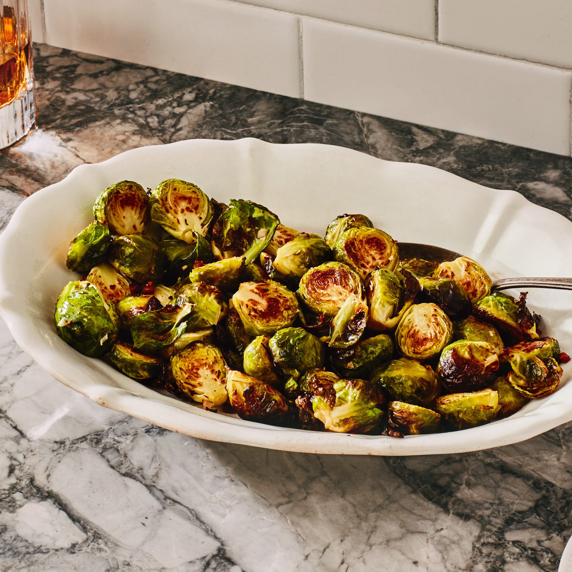 One-Tray Roasted Brussels Sprouts Recipe