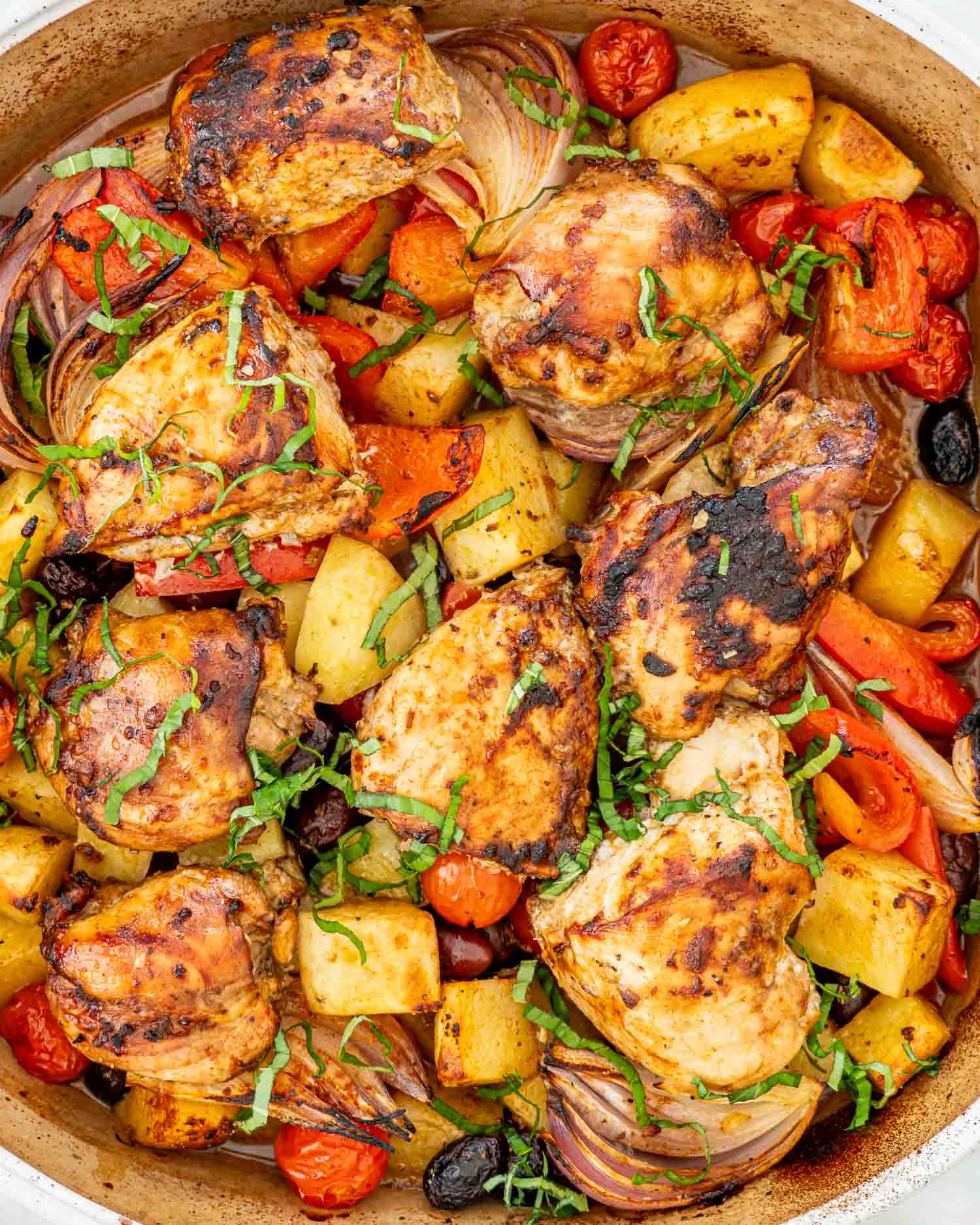 Grilled Chicken with Roasted Vegetables Recipe