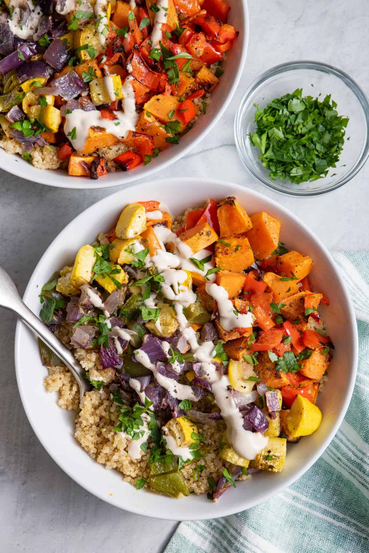 Roasted Vegetable Quinoa Bowl