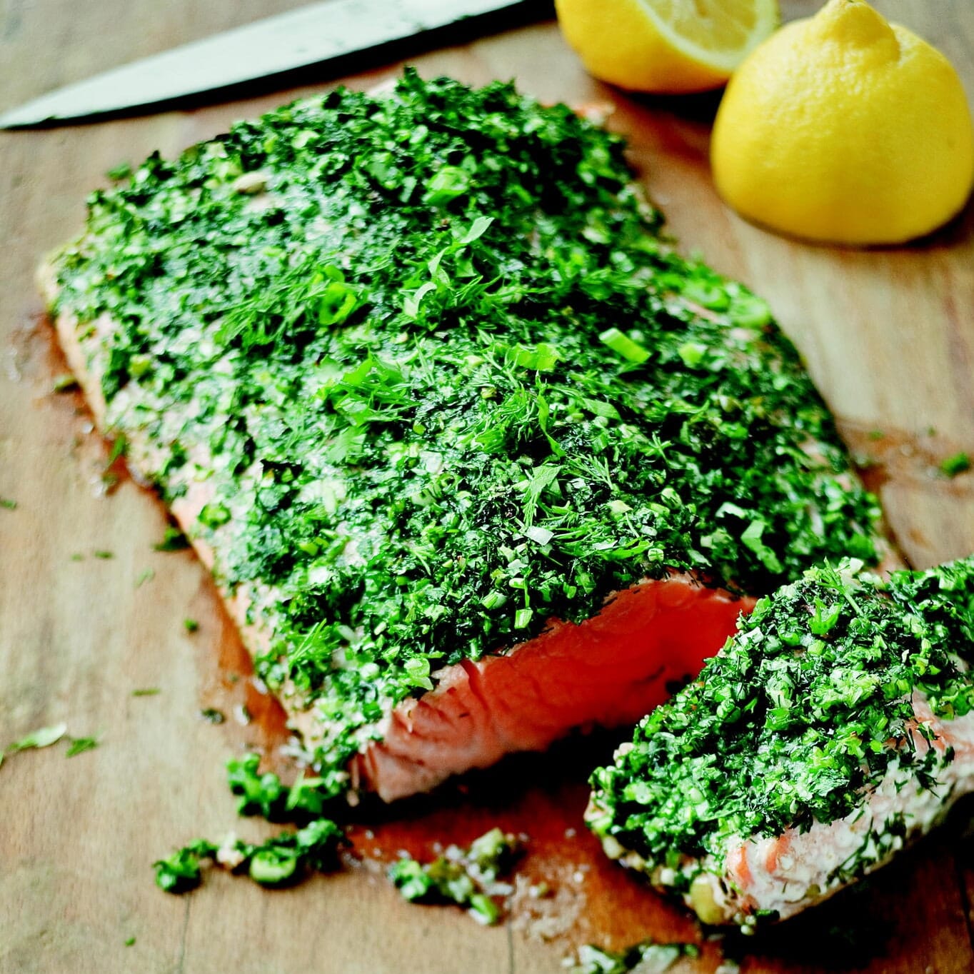 Roasted Salmon with Herbs Recipe