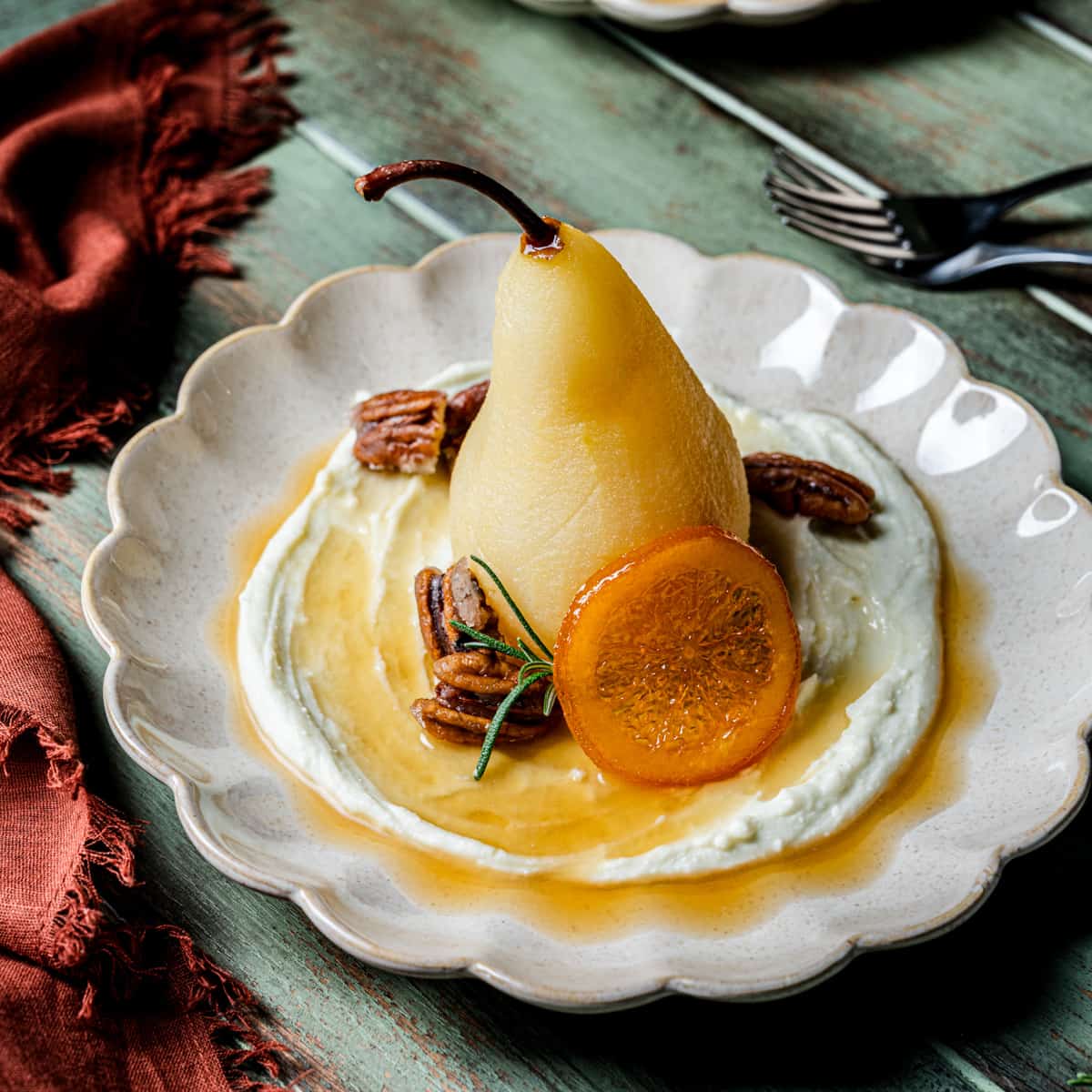 Poached Pears
