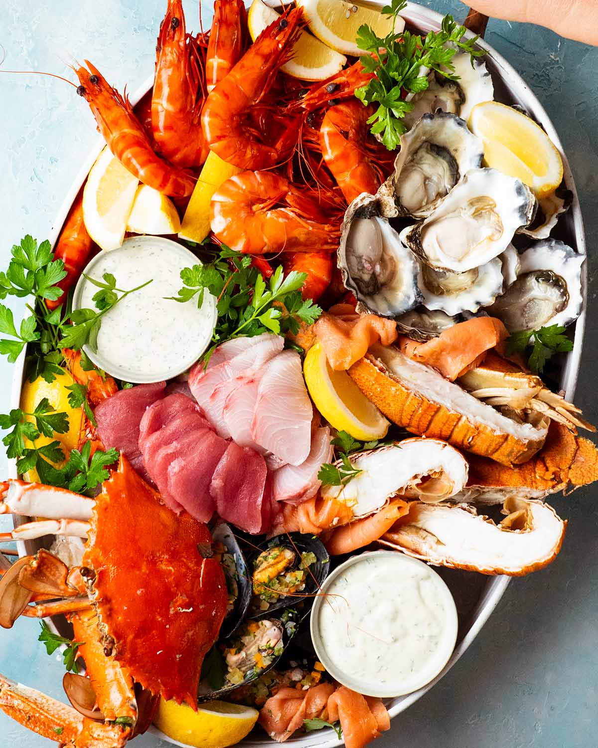 Greek Seafood Platter Recipe