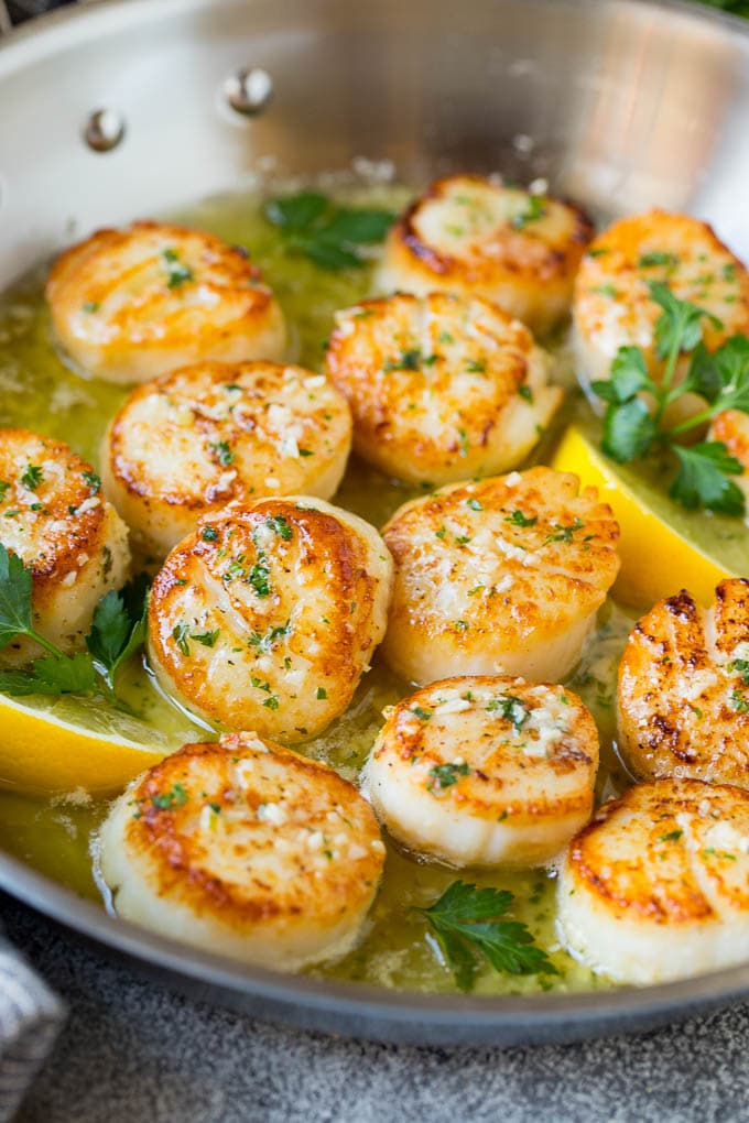 Garlic Butter Scallops Recipe