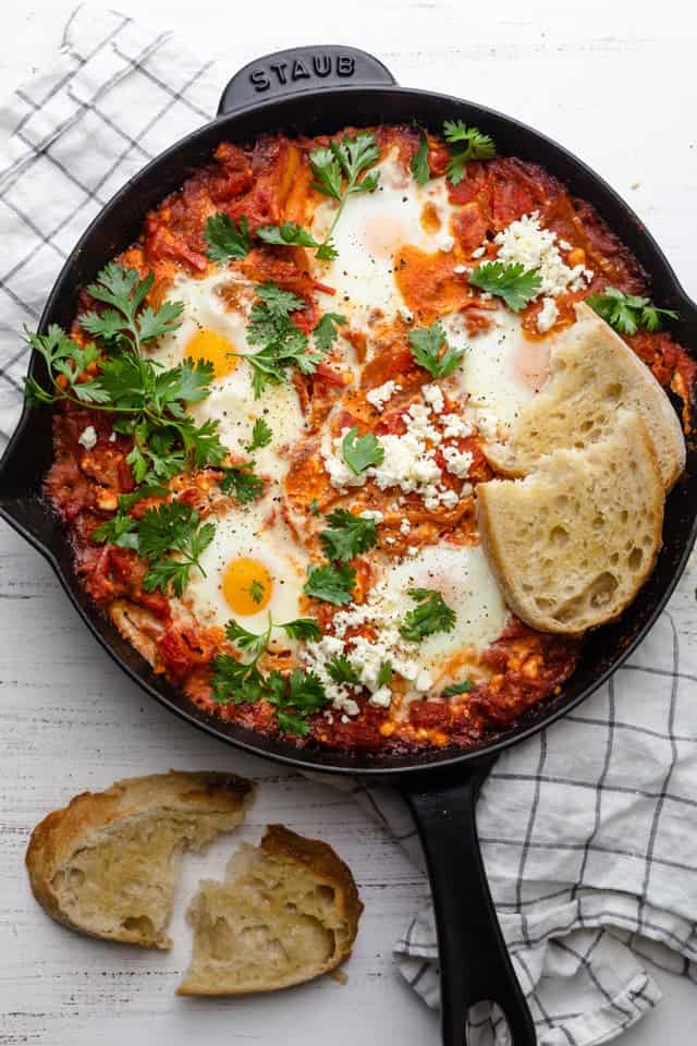 Shakshuka with Feta Recipe