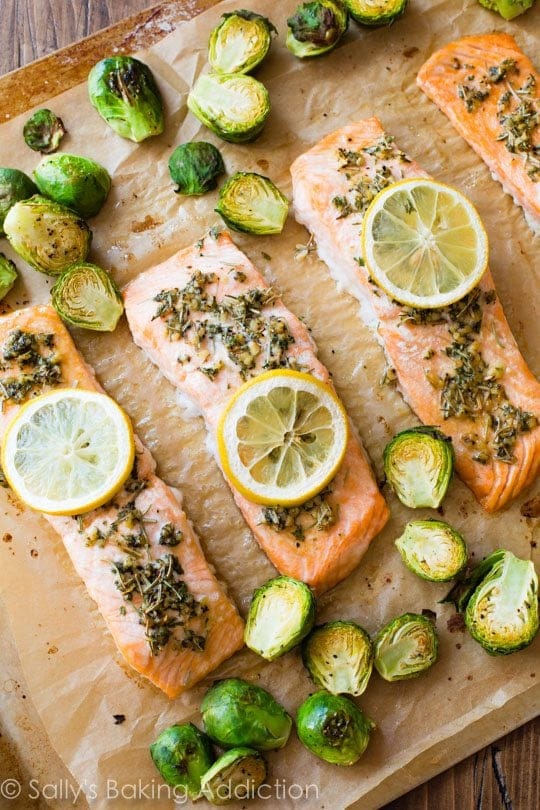 Baked Lemon Herb Salmon Recipe