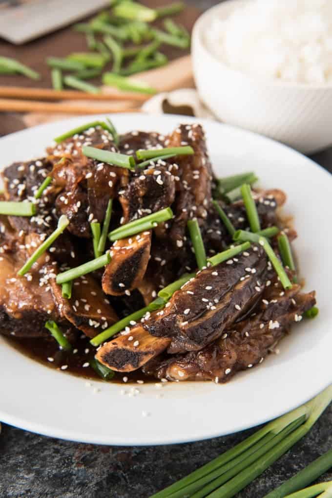 Slow Cooker Korean Beef Short Ribs Recipe