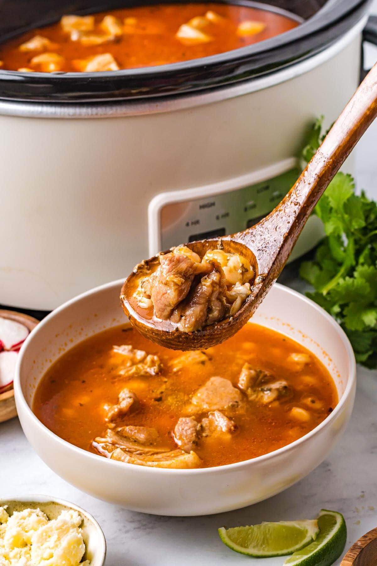 Slow Cooker Mexican Pozole Recipe