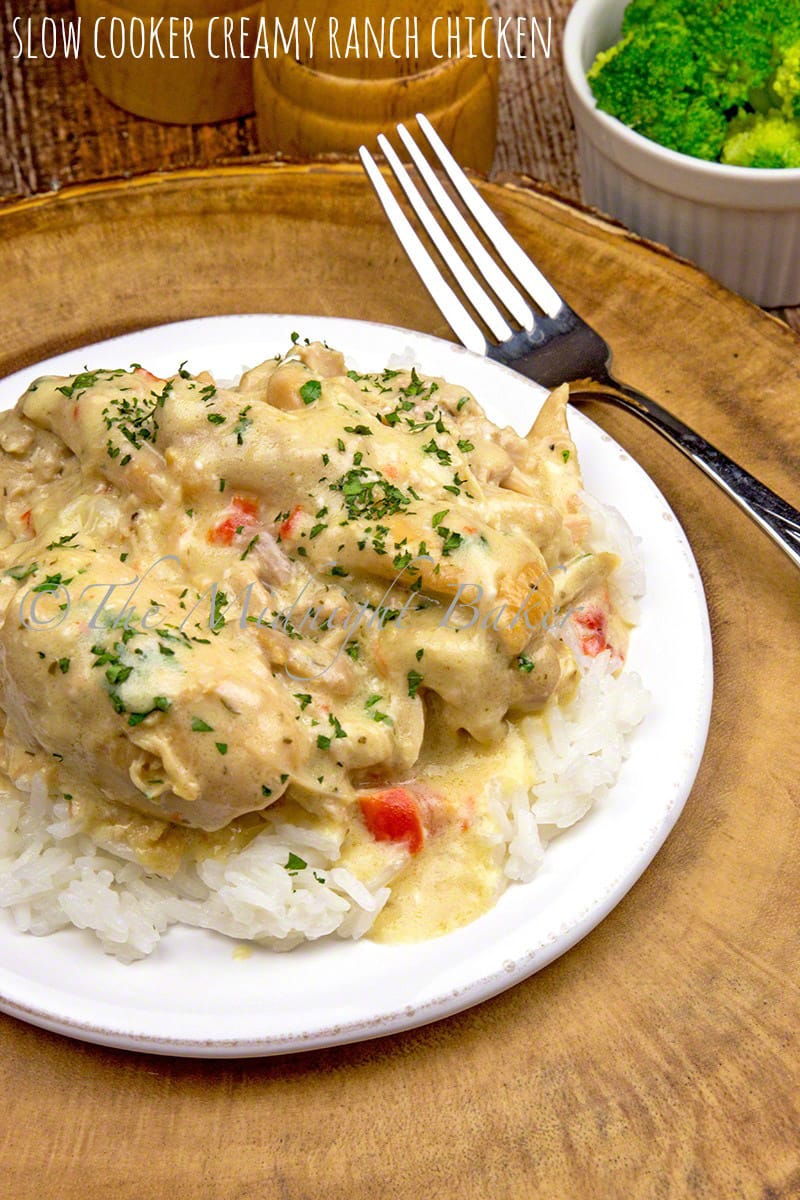 Slow Cooker Creamy Ranch Chicken Recipe