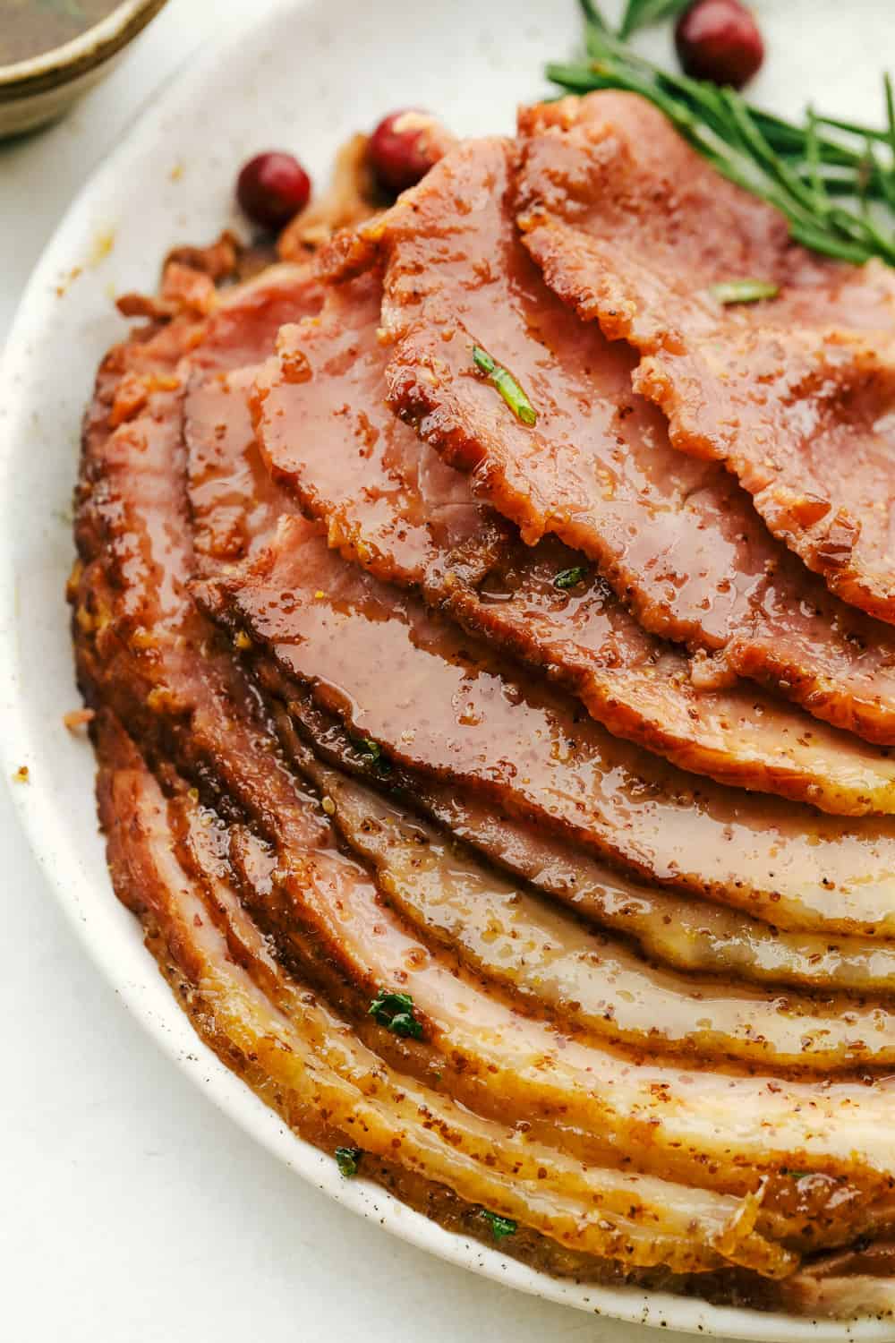 Honey Garlic Glazed Ham Recipe