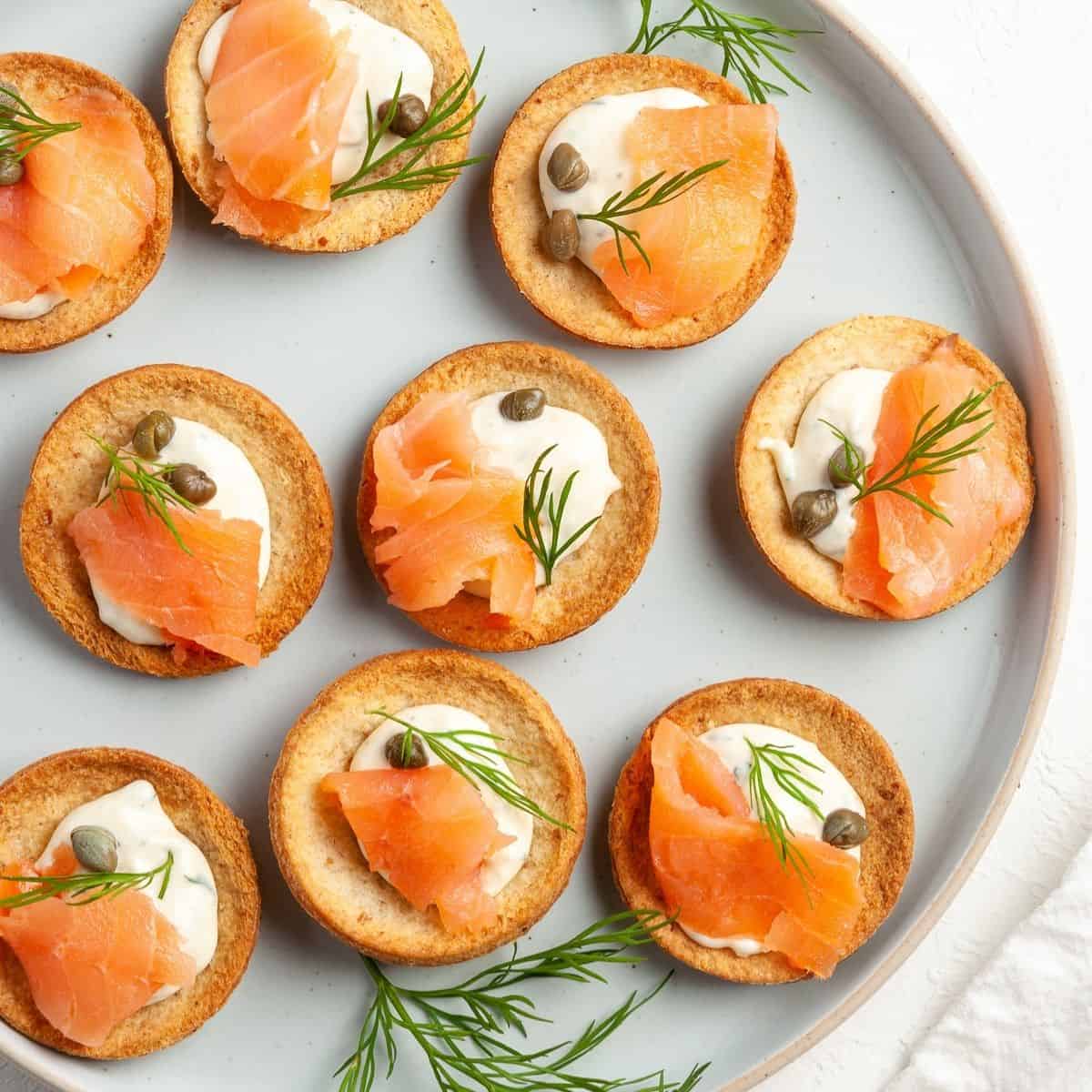 Smoked Salmon Canapés Recipe