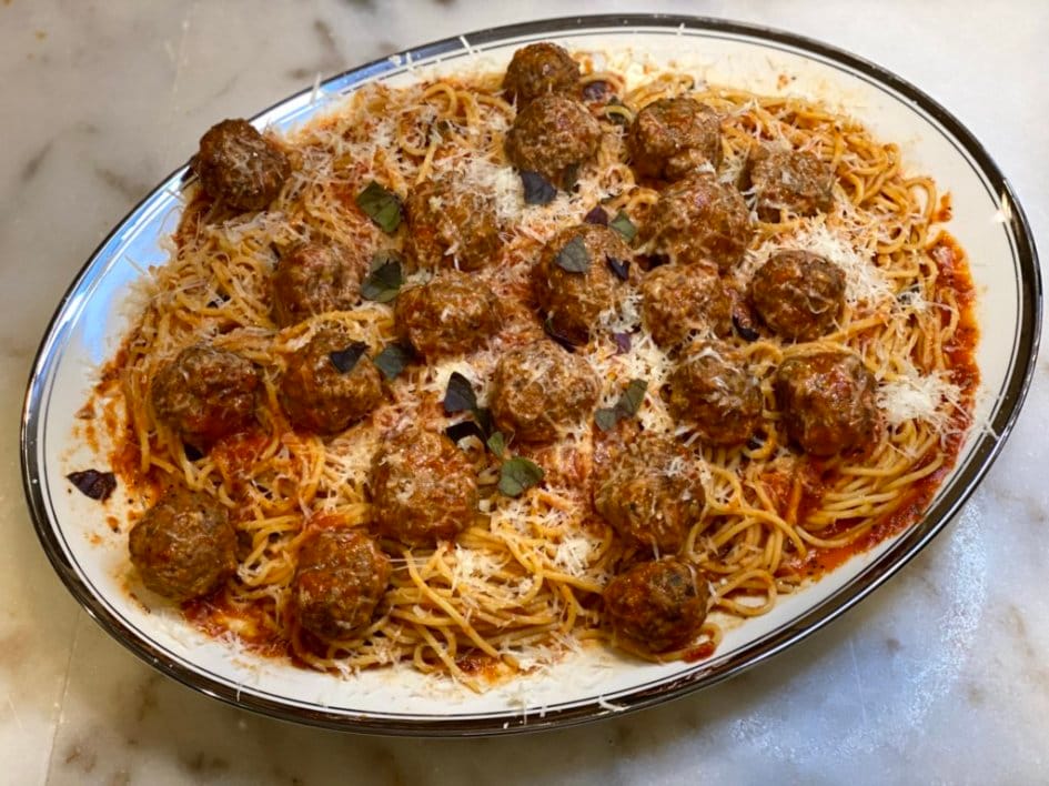Family-Style Spaghetti and Meatballs Recipe