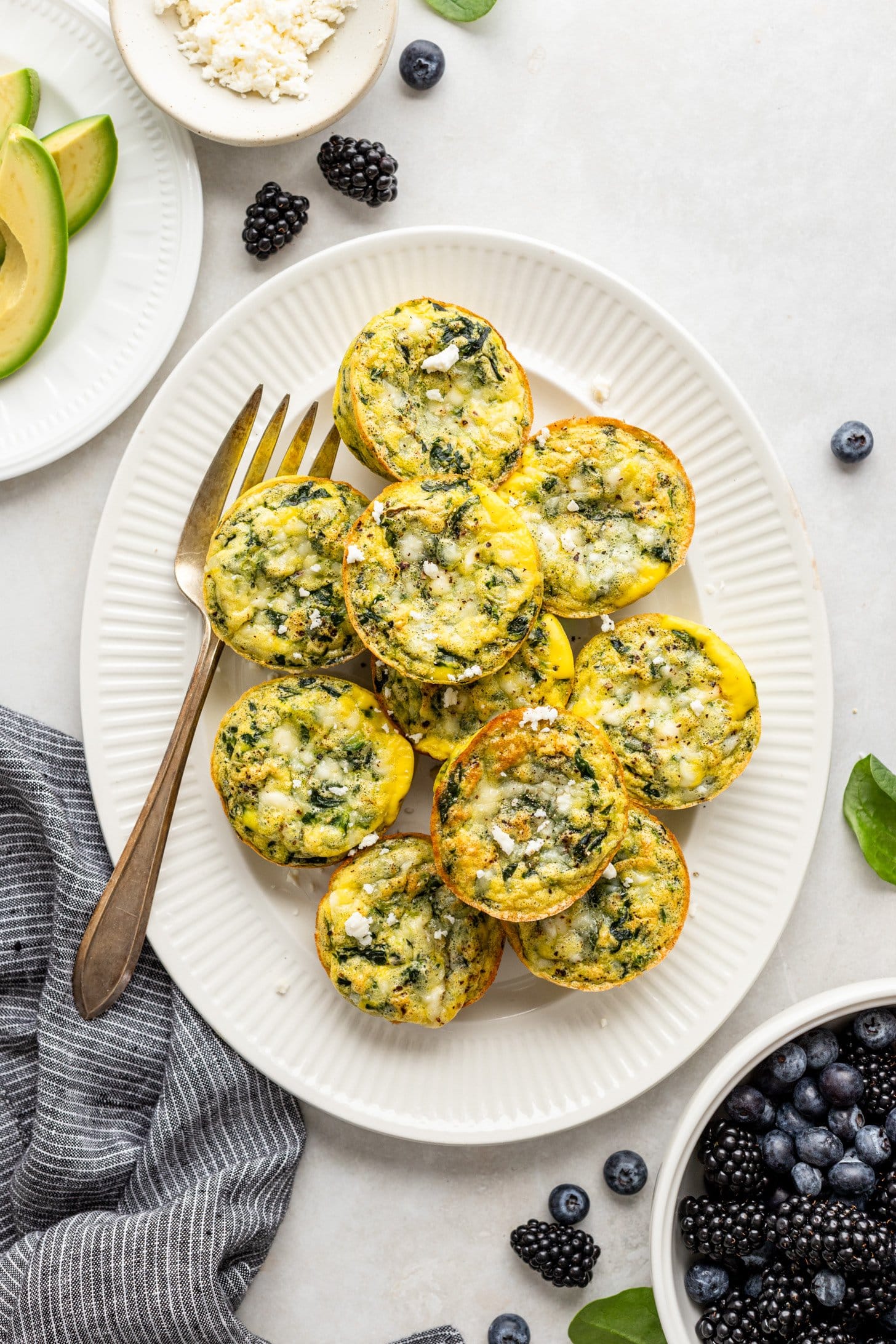 Spinach and Feta Egg Cups