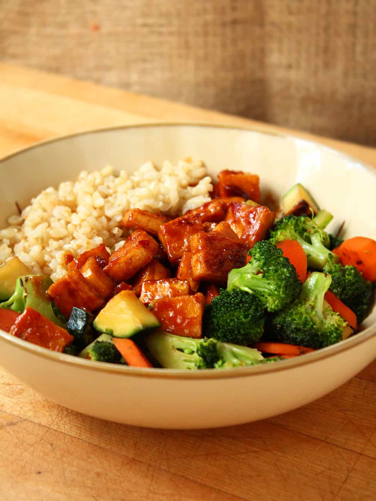 Tofu Stir-Fry with Brown Rice Recipe