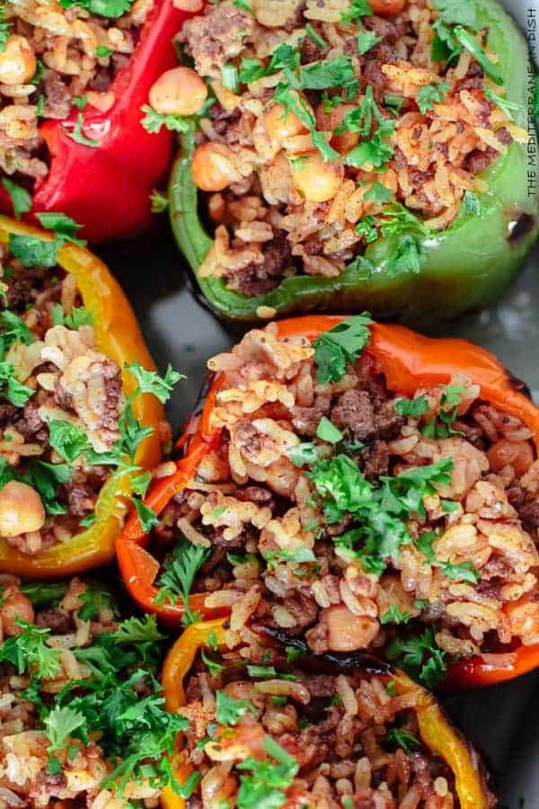 Greek-Style Stuffed Bell Peppers Recipe