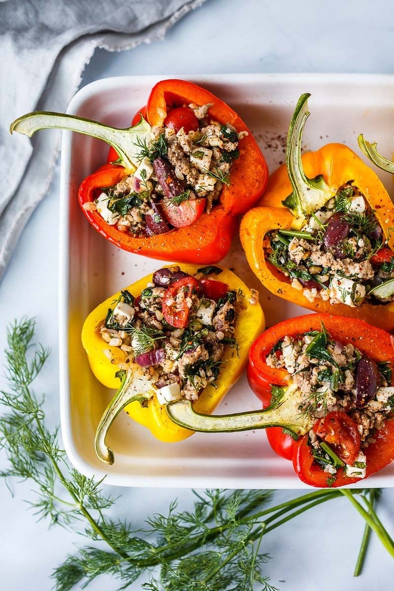Mediterranean Stuffed Peppers Recipe