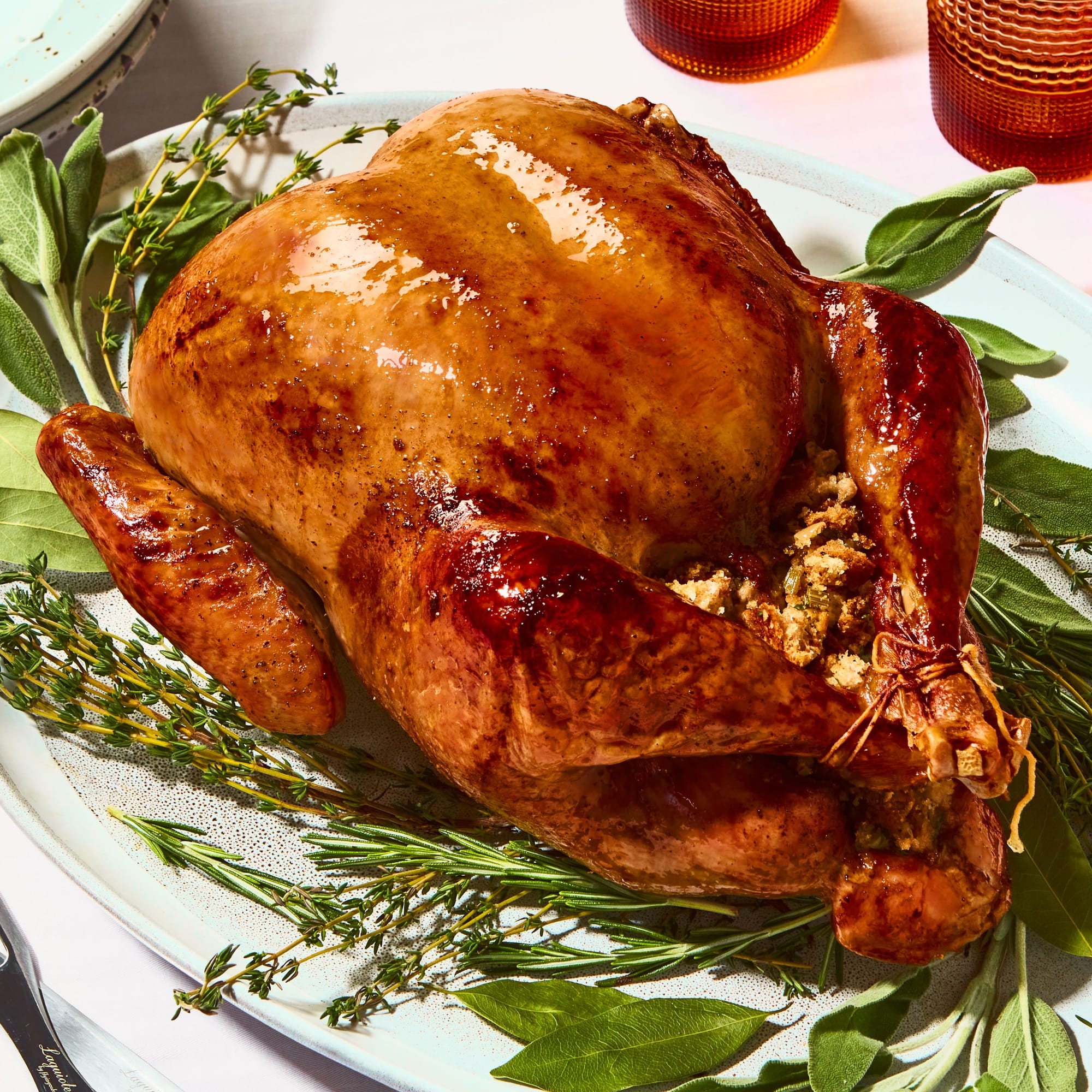 Traditional Roast Turkey with Stuffing Recipe