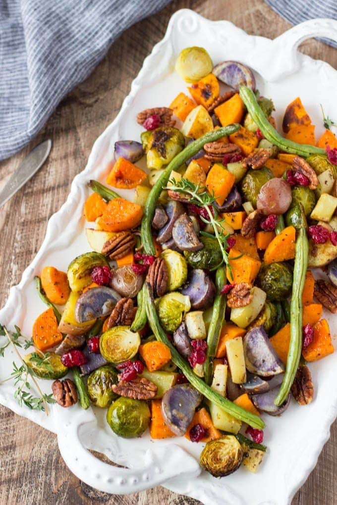 One-Tray Roasted Winter Vegetables Recipe