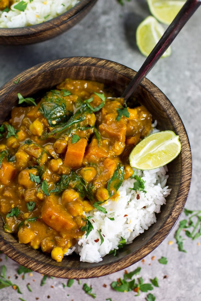 Chickpea and Sweet Potato Curry